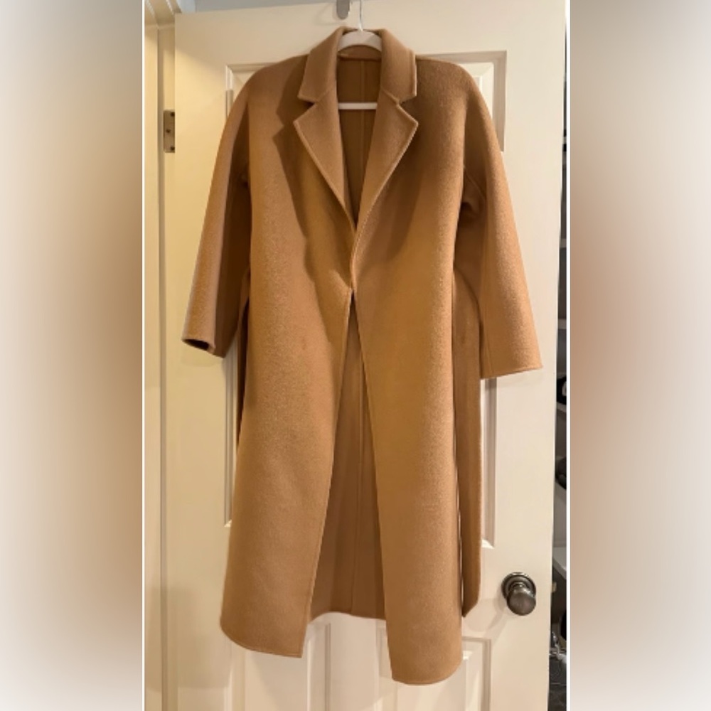 The curated classic coat - camel XS